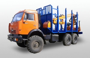 Сортиментовоз с гидроманипулятором 54531Z на шасси КамАЗ-43118